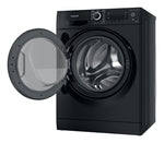 Hotpoint NDD 8636 BDA UK washer dryer Freestanding Front-load Black D