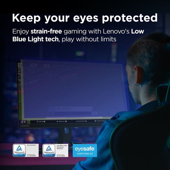 Lenovo Legion R25f-30 24 Gaming Monitor - 240Hz - 0.5ms - AMD FreeSync - Full HD - Speakers- Height Adjustable