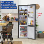 Russell Hobbs RH180FFFF551E1DS fridge-freezer Freestanding 279 L E