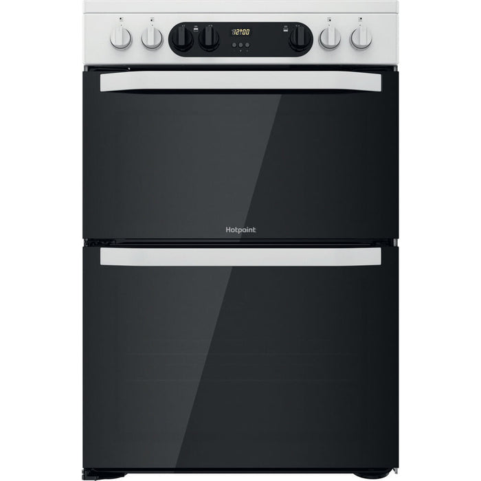 Hotpoint HDM67V9CMW/U Freestanding cooker Electric Ceramic White