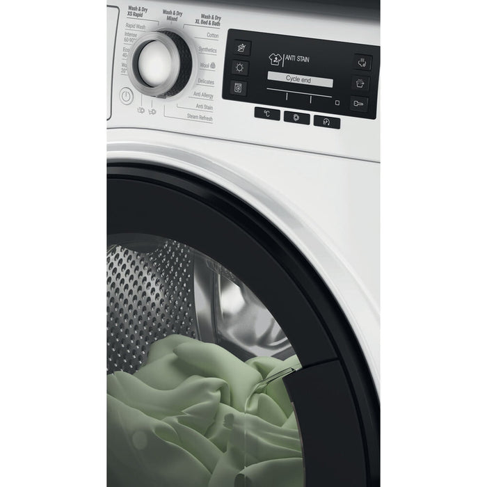 Hotpoint NDD 9725 DA UK washer dryer Freestanding Front-load White E