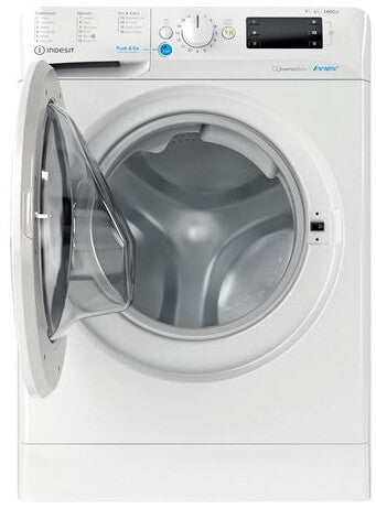 Indesit BDE 96436X W UK N washer dryer Freestanding Front-load White D