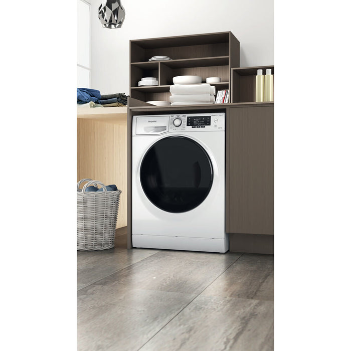 Hotpoint NDD 9725 DA UK washer dryer Freestanding Front-load White E