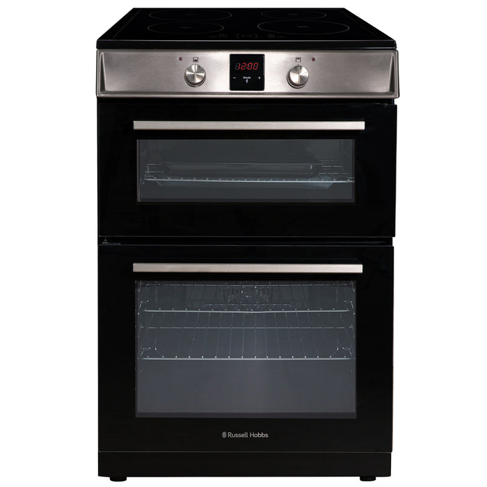 Russell Hobbs RH60EDOIH6011SS cooker Freestanding cooker Electric Zone induction hob Stainless steel A