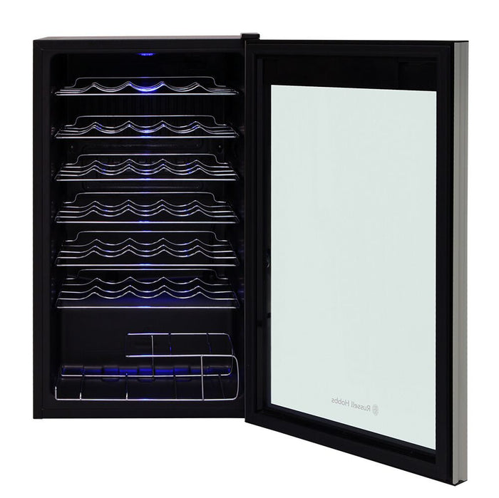 Russell Hobbs RH34WC1 wine cooler Compressor wine cooler Freestanding Black 34 bottle(s)