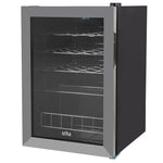 Kuhla KBC2SS wine cooler Compressor wine cooler Freestanding Stainless steel, Transparent 20 bottle(s)