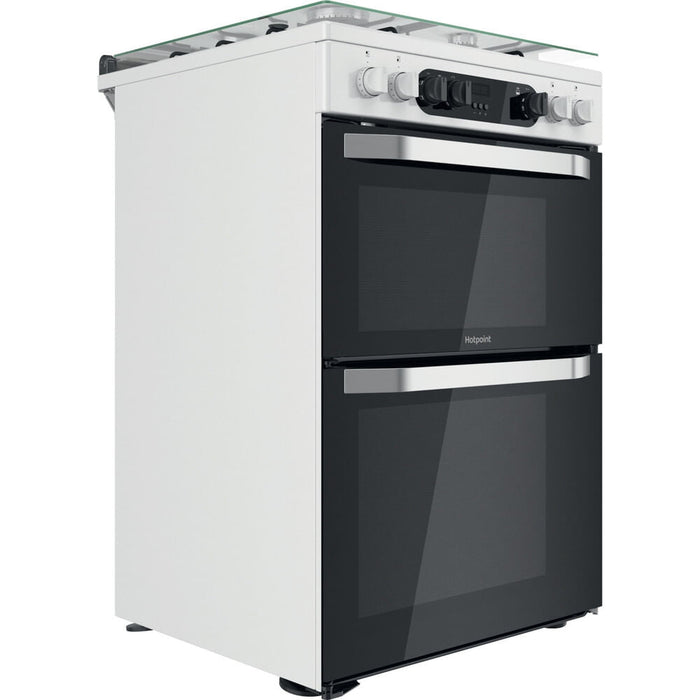 Hotpoint HDM67G9C2CW/UK Freestanding cooker Electric Gas White