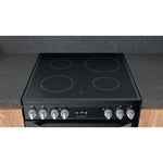 Hotpoint HDM67V9HCB/U Freestanding cooker Electric Ceramic Black