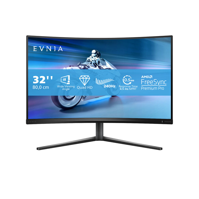 Philips Evnia 5000 32M2C5500W/00 computer monitor 80 cm (31.5) 2560 x 1440 pixels Quad HD LCD Black