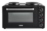 Tower 42 Litre Mini Oven with Hot Plates - Black