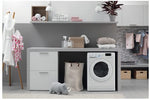 Indesit BDE 86436X W UK N washer dryer Freestanding Front-load White D