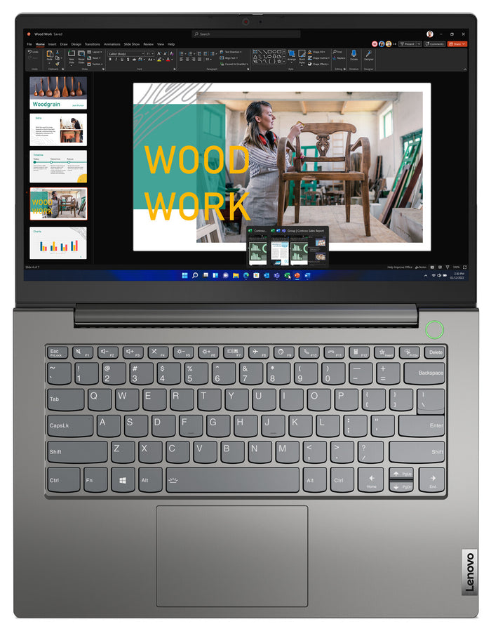 Lenovo ThinkBook 14 G4 IAP Intel® Core™ i7 i7-1255U Laptop 35.6 cm (14) Full HD 16 GB DDR4-SDRAM 512 GB SSD Wi-Fi 6 (802.11ax) Windows 11 Pro Grey