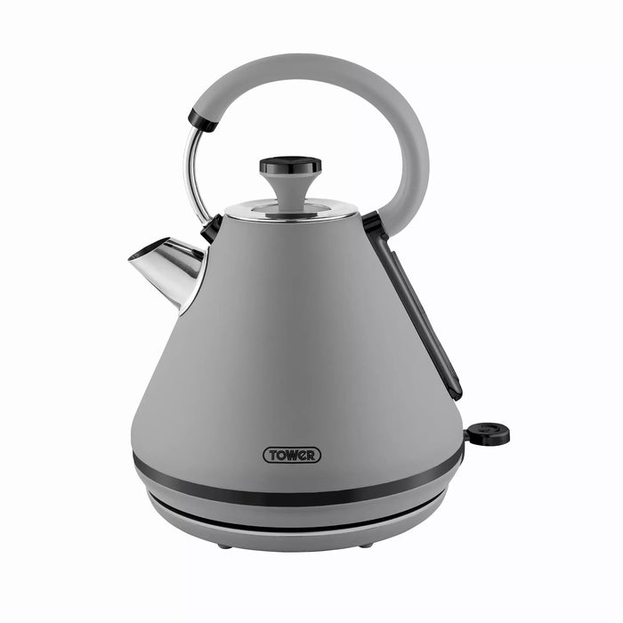 Tower Sera 1.7L Pyramid Kettle - Grey