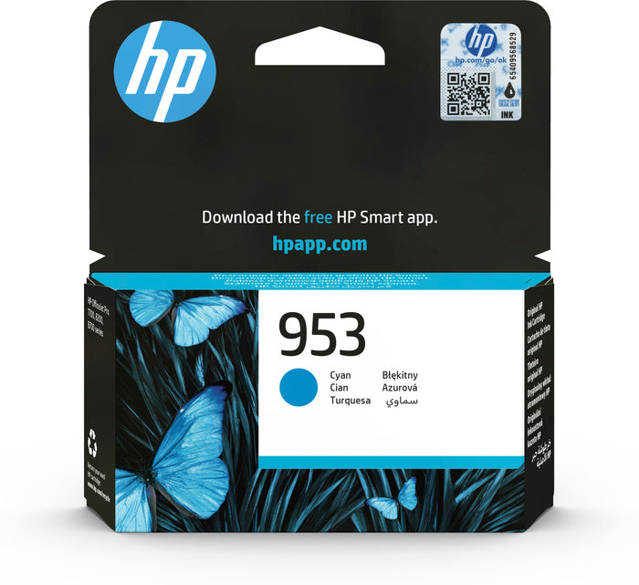 HP 953 Cyan Original Ink Cartridge