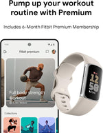 Fitbit Charge 6 Fitness Tracker - Porcelain/Silver