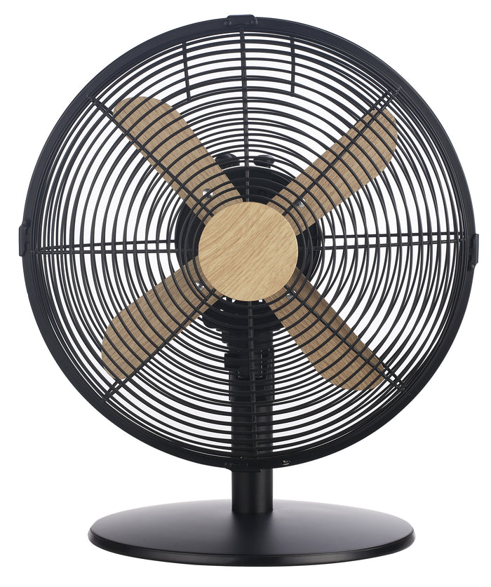 Russell Hobbs RHMDF1201WDB 12 Black Scandi Style Desk Fan