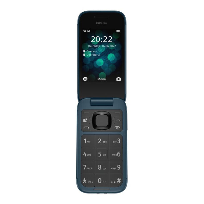 HMD Nokia 2660 Flip - 4G, VoLTE, 2,8+1,77, 0,3MP, 48MB/128MB, Blue