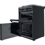 Hotpoint Ariston HDM67G0CCB/UK Freestanding cooker Gas Black A