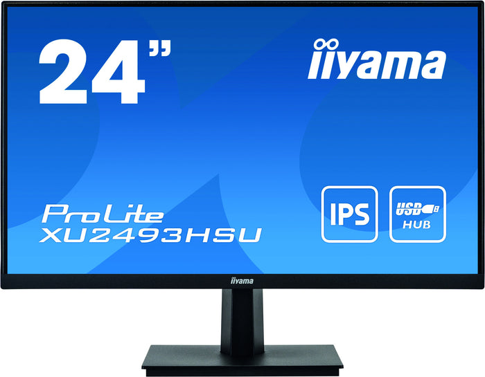 iiyama ProLite XU2493HSU-B1 computer monitor 60.5 cm (23.8) 1920 x 1080 pixels Full HD LED Black