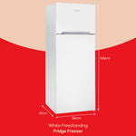 Russell Hobbs RH144TMFF541E1W fridge-freezer Freestanding 213 L E White