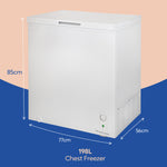 Russell Hobbs RH198CF0E1W freezer Freestanding 198 L E White