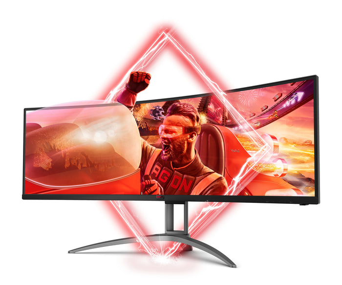 AOC B2 AG493UCX2 computer monitor 124 cm (48.8) 5120 x 1440 pixels Quad HD LED Black