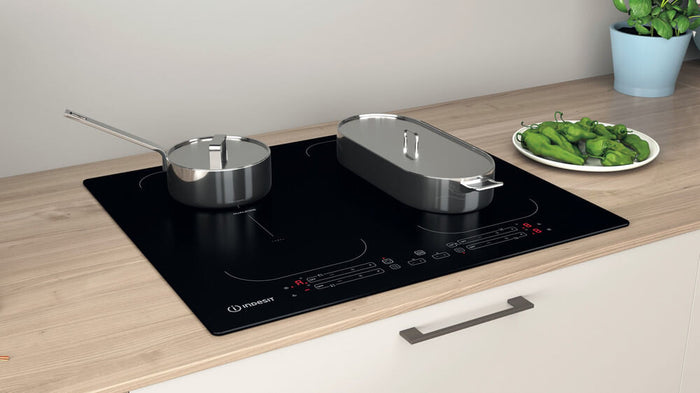 Indesit IB 88B60 NE Black Built-in 59 cm Zone induction hob 4 zone(s)