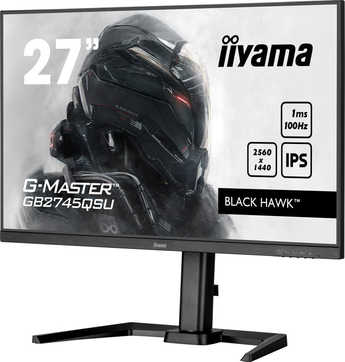 iiyama G-MASTER GB2745QSU-B1 computer monitor 68.6 cm (27) 2560 x 1440 pixels 2K Ultra HD LED Black