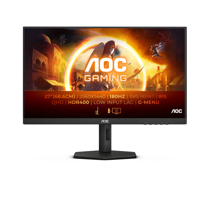 AOC Q27G4X LED display 68.6 cm (27) 2560 x 1440 pixels Quad HD LCD Black