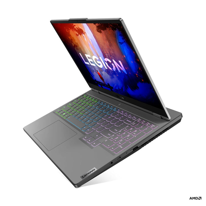 Lenovo Legion 5 AMD Ryzen™ 7 6800H Laptop 39.6 cm (15.6) Wide Quad HD 16 GB DDR5-SDRAM 512 GB SSD NVIDIA GeForce RTX 3060 Wi-Fi 6E (802.11ax) Windows 11 Home Grey, Black