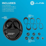 JLab Work Buds True Wireless In-Ear Headset with Boom Mic - Black JLAB