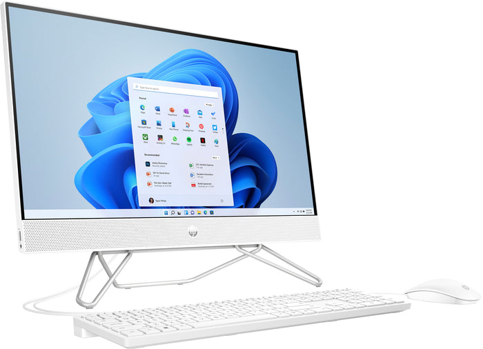 HP 24-cb1039na 23.8 All-in-One PC -  Intel® Core™  i3-1215U -  8 GB DDR4-SDRAM -  256 GB SSD - Windows 11 Home - Wi-Fi 5 (802.11ac)-  White