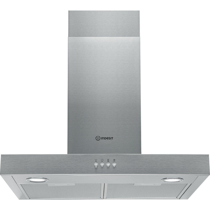 Indesit IHBS 6.5 LM X cooker hood Wall-mounted Stainless steel 432 m³/h