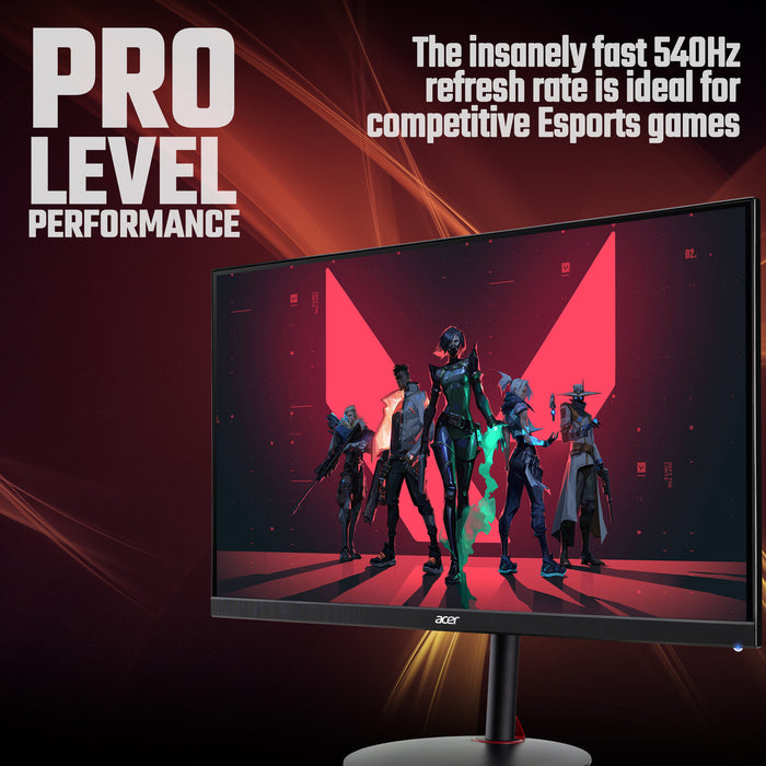 Acer NITRO XV2 Nitro XV242F Gaming Monitor, 540Hz, FHD (1920x1080), 0.5ms Response Time, 16:9, AMD FreeSync Premium, DisplayHDR 400