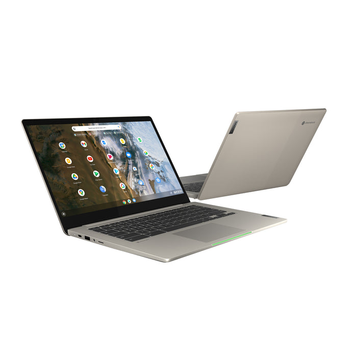 Lenovo IdeaPad 5 Chrome 14ITL6 Intel® Core™ i3 i3-1115G4 Chromebook 35.6 cm (14) Touchscreen Full HD 4 GB LPDDR4x-SDRAM 256 GB SSD Wi-Fi 6 (802.11ax) ChromeOS Sand