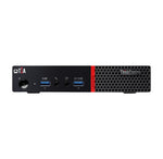 T1A Lenovo ThinkCentre M90 Mini Refurbished Desktop PC -  -Intel® Core™ i5 -6500T- 8GB RAM - 256 GB SSD - Windows 10 Pro - USFF Mini PC -Black