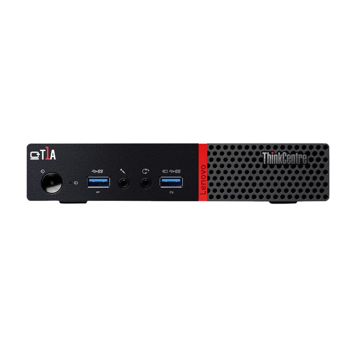 T1A Lenovo ThinkCentre M90 Mini Refurbished Desktop PC -  -Intel® Core™ i5 -6500T- 8GB RAM - 256 GB SSD - Windows 10 Pro - USFF Mini PC -Black