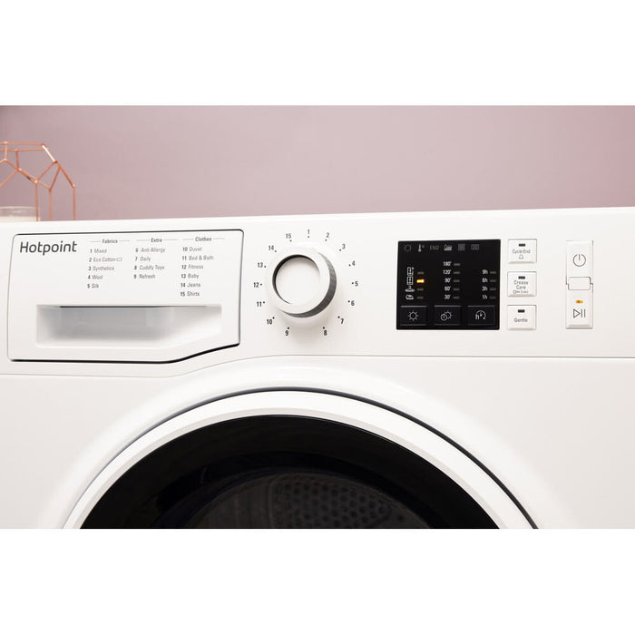 Hotpoint Ariston NT M10 81WK UK tumble dryer Freestanding Front-load 8 kg A++ White