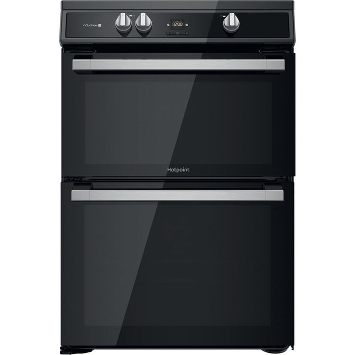 Hotpoint HDT67I9HM2C/UK Freestanding cooker Electric Zone induction hob Black