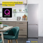 Russell Hobbs RH180FFFF551E1S fridge-freezer Freestanding 279 L E Silver