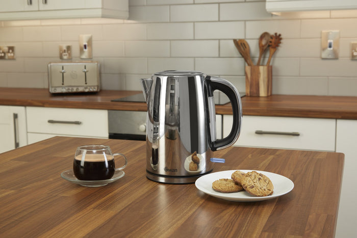 Swan SK14060N electric kettle 1.7 L 2200 W Stainless steel