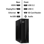 Acer Aspire XC-1710 Tower Desktop - Intel i3 N305, 8GB, 256GB SSD, Integrated, N/A, Windows 11, Black