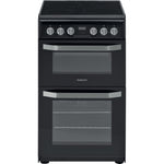 Hotpoint HD5V93CCB Freestanding cooker Electric Ceramic Black