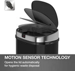 Morphy Richards Chroma 42L Square Sensor Bin - Black