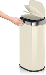 Morphy Richards Chroma 42L Square Sensor Bin - Cream