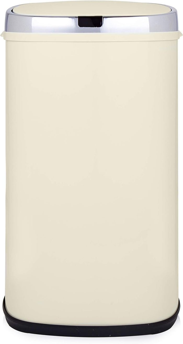 Morphy Richards Chroma 42L Square Sensor Bin - Cream