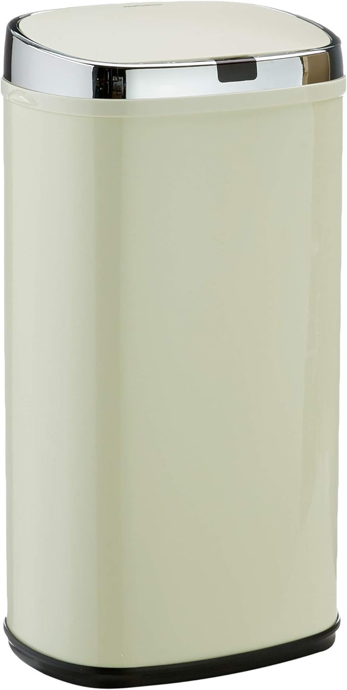 Morphy Richards Chroma 42L Square Sensor Bin - Cream