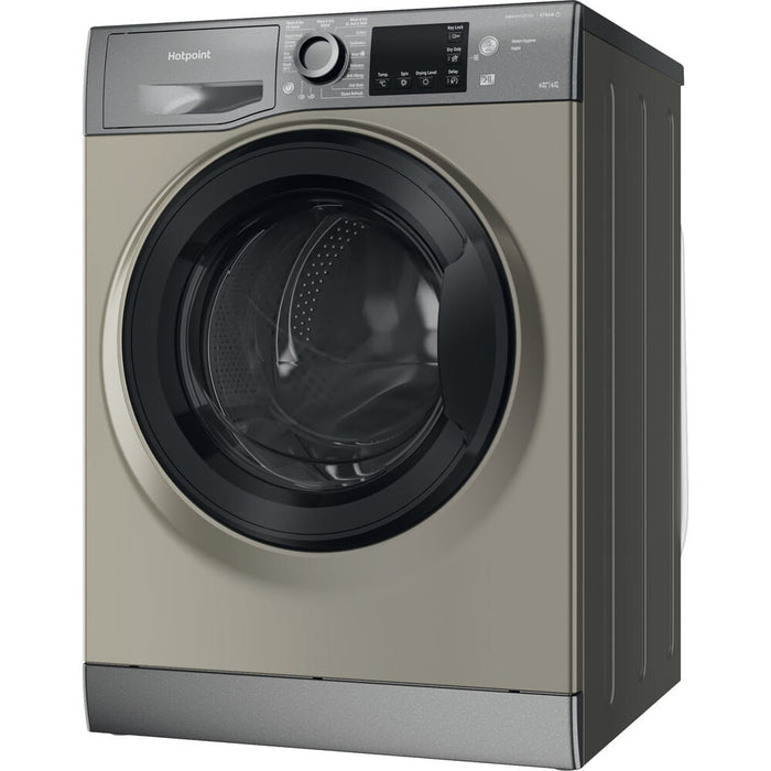 Hotpoint NDB 9635 GK UK washer dryer Freestanding Front-load Graphite D