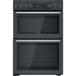 Hotpoint Ariston CD67V9H2CA/UK Freestanding cooker Electric Ceramic Black A