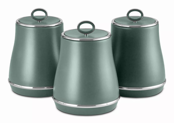 Tower Renaissance Set of 3 Canisters - Forest Green